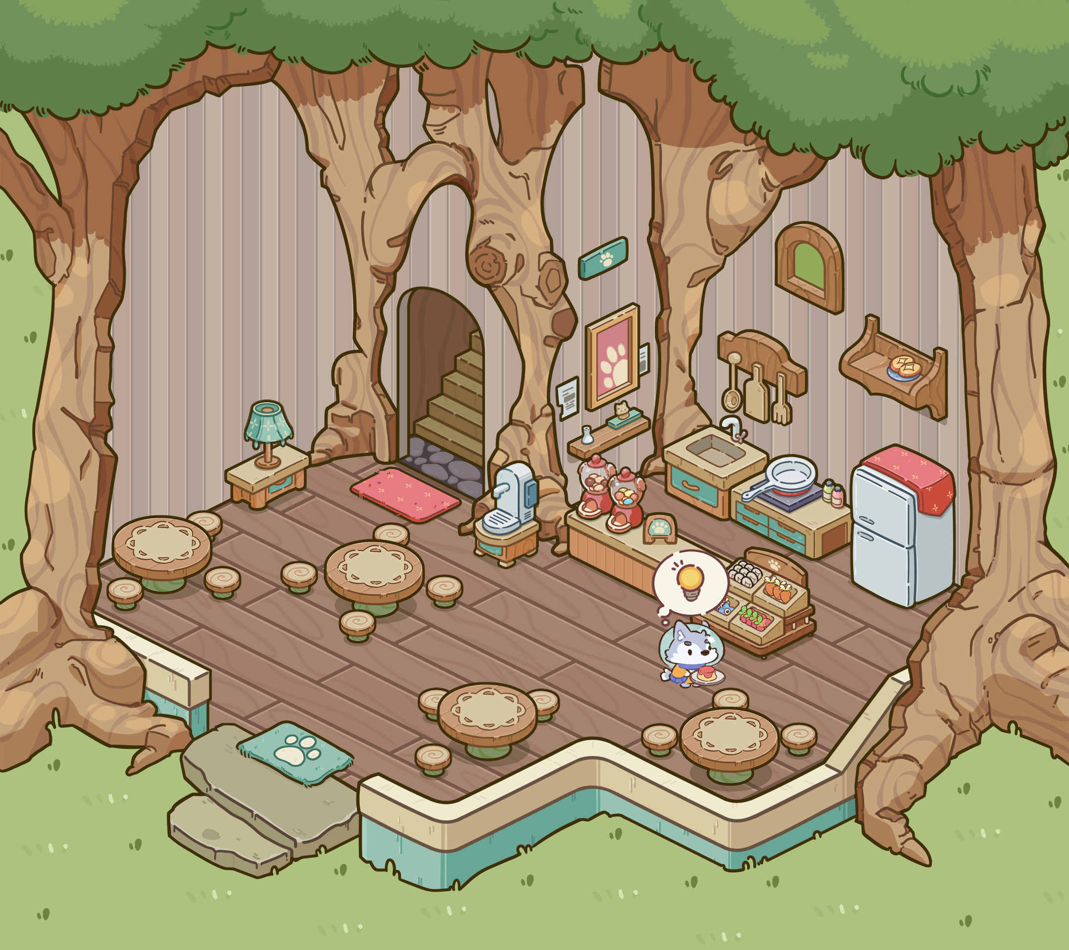 Wolf in Shop